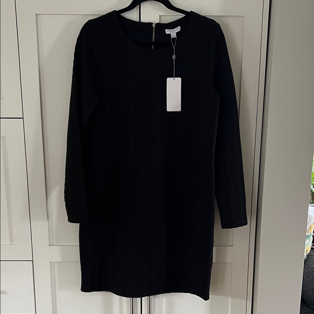 Katherine Barclay Black Long Sleeve Dress